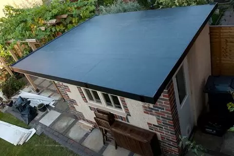 type of flat roofs